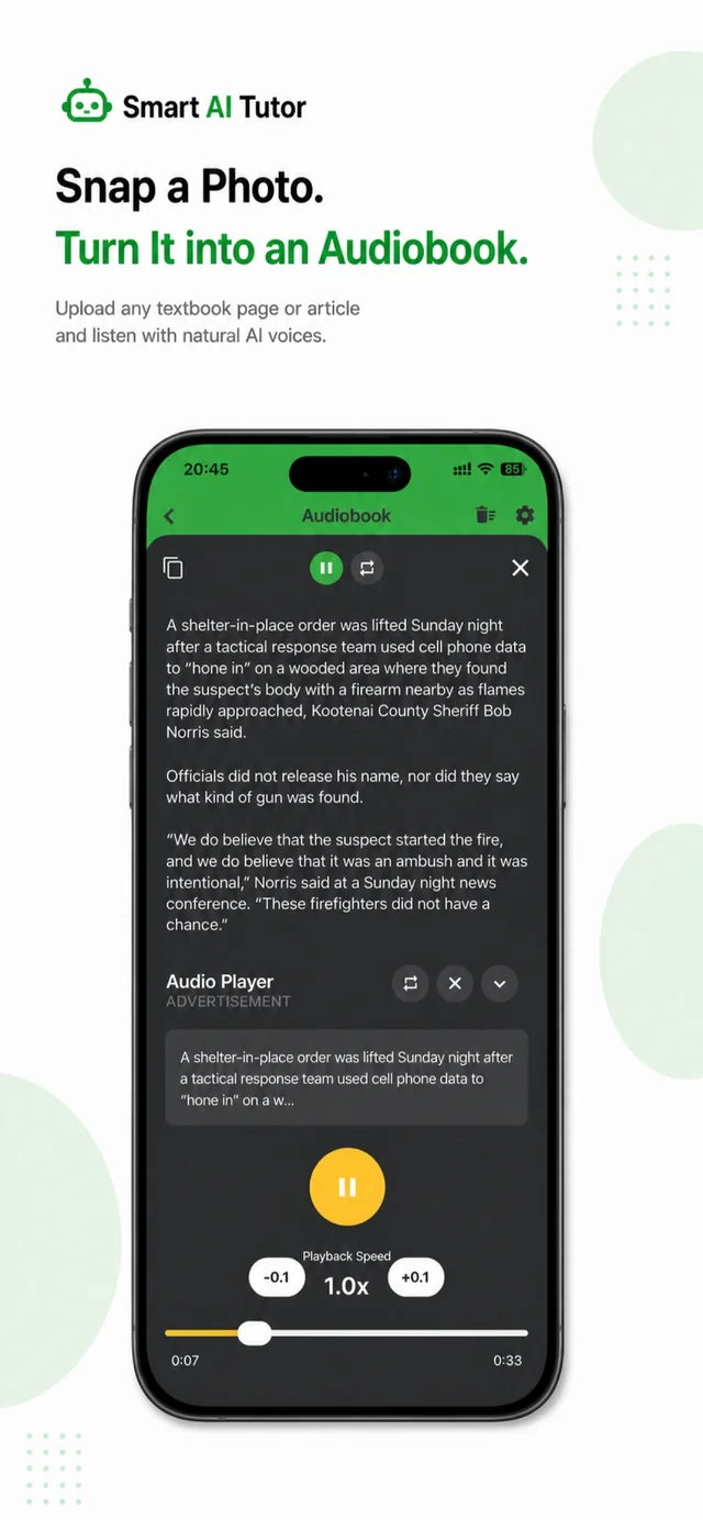 TalkAI Tutor app screen 6