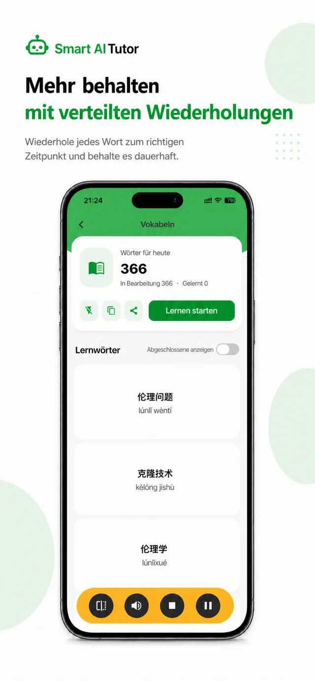 TalkAI Tutor App-Ansicht 4