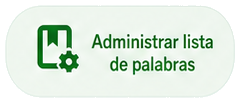 Administrar lista de palabras