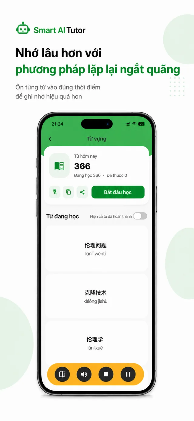 TalkAI Tutor màn hình ứng dụng 4